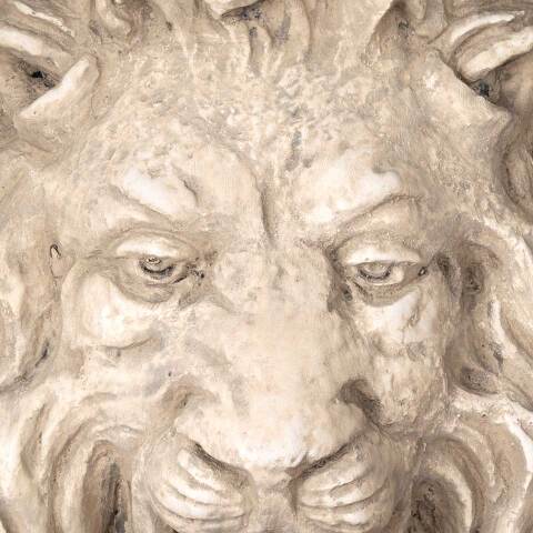 #53702 Cast Plaster Lion Door Knocker Wall Plaque image 5