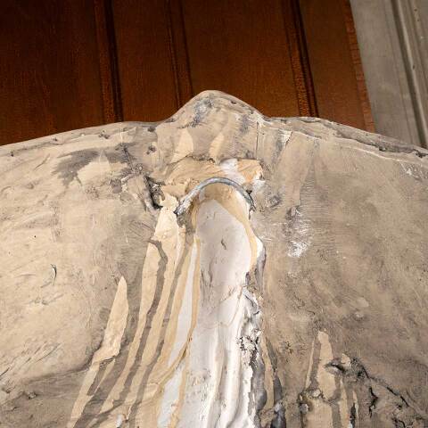 #53702 Cast Plaster Lion Door Knocker Wall Plaque image 7