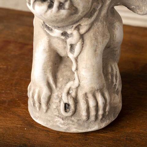 #53706 Small Plaster Winged Dog Gargoyle image 3