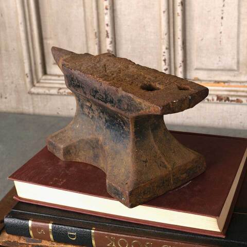 #53716 Small Antique Bench Top Cast Iron Anvil image 6