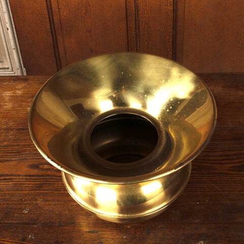 #53718 10" Vintage Brass Cuspidor Spittoon image 2