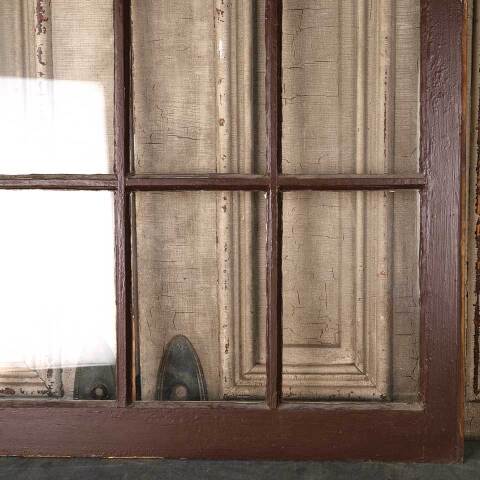 #53722 36x28 Antique Wood Divided 8 Lite Window image 6