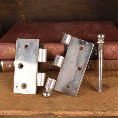 #53729 3 1/2" McKinney Chrome Door Butt Hinge image 5