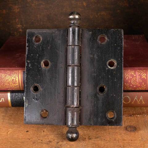 #53731 4 1/2" Salvaged Steel Door Hinge Hardware image 6