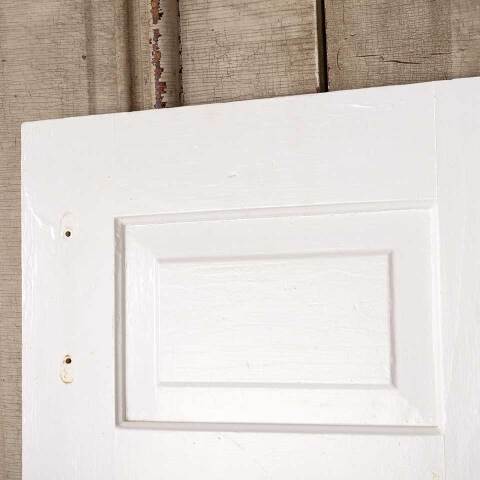 #53735 Antique Painted Wood 2 Panel Cabinet Door image 2