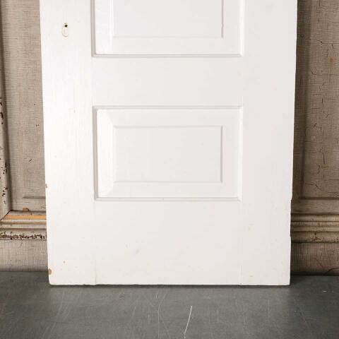 #53735 Antique Painted Wood 2 Panel Cabinet Door image 3