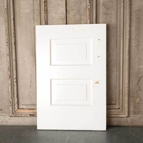 #53735 Antique Painted Wood 2 Panel Cabinet Door image 4