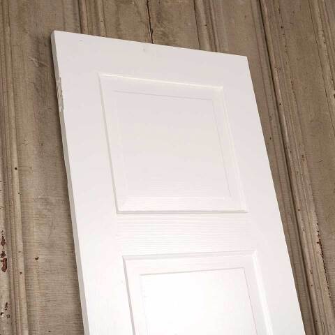 #53738 Antique Painted Wood 3 Panel Cabinet Door image 3