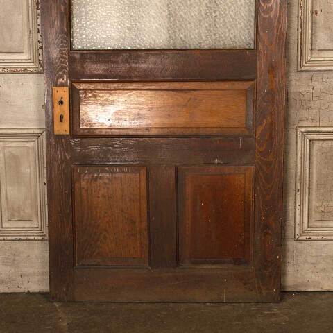 #53760 36x80 Antique Wood Half Lite Interior Door image 6