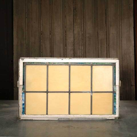 #53763 32x20 Antique Church Stained Glass Window image 6