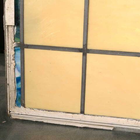 #53763 32x20 Antique Church Stained Glass Window image 7