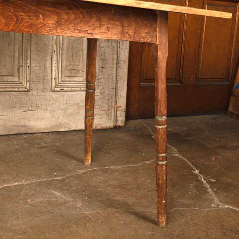 #53785 30x48 Antique Pine Wood Table image 4