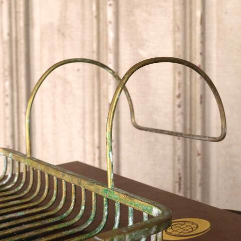 #53789 Antique Brass Bathtub Rim Soap Dish Caddy image 4