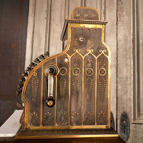 #53807 Antique Store Counter National Cash Register image 6