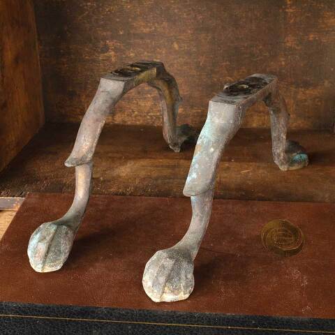 Antique Brass Ball & Claw Furniture Legs