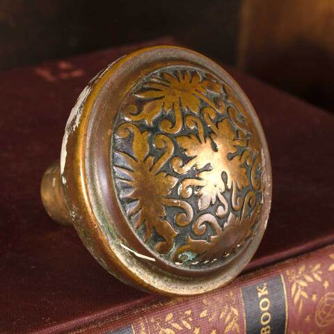 Antique Brass Reading Montello Doorknob