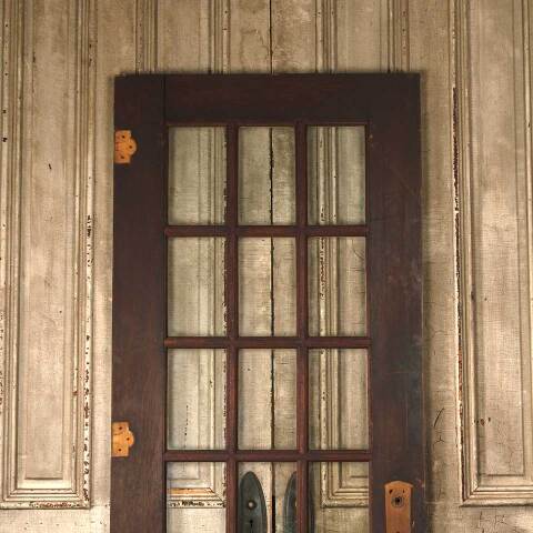 #53899 32x80 Antique 15 Lite French Entry Door image 2