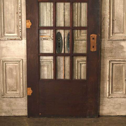 #53899 32x80 Antique 15 Lite French Entry Door image 3