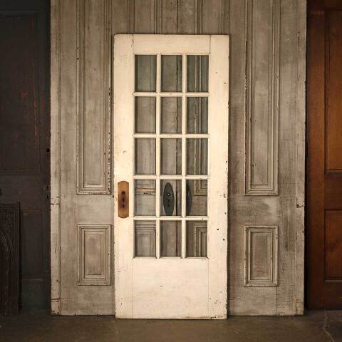 #53899 32x80 Antique 15 Lite French Entry Door image 4