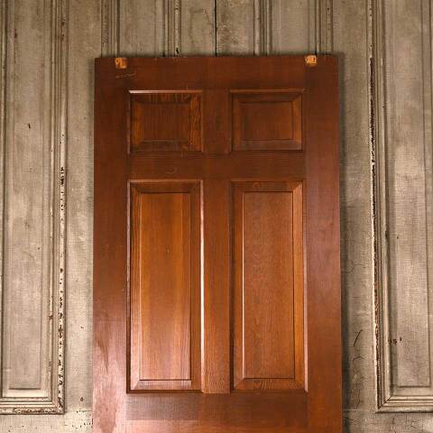 #53901 30x78 Vintage 6 Panel Pine Pocket Door image 6