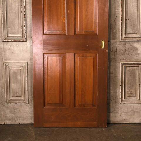 #53902 30x79 Vintage 6 Panel Pine Pocket Door image 3