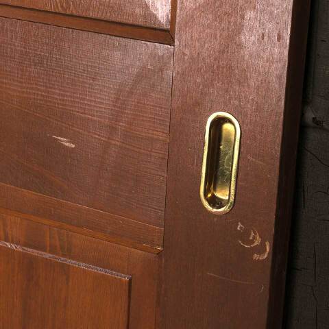 #53902 30x79 Vintage 6 Panel Pine Pocket Door image 4