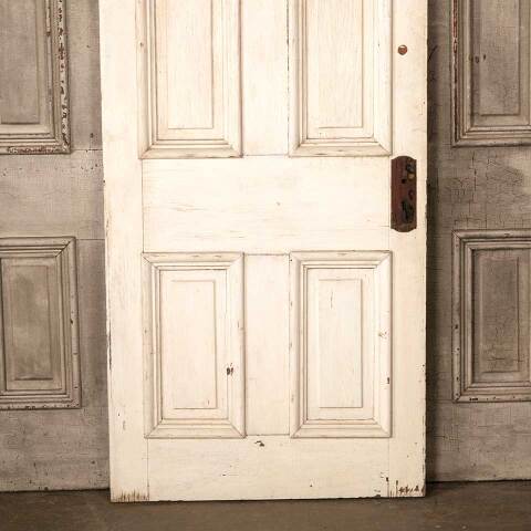 #53903 32x79 Antique 4 Panel Wood Entry Door image 3