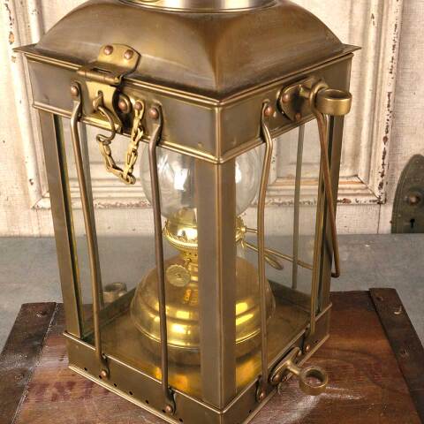 #53908 Brass Nautical Kerosene Lamp image 8
