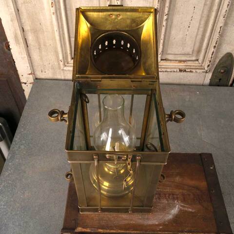 #53908 Brass Nautical Kerosene Lamp image 6