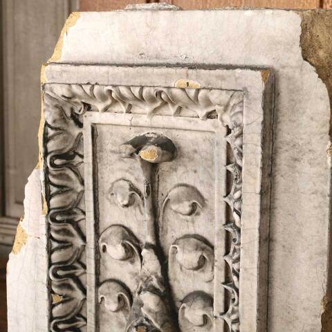 #53930 Antique Terra Cotta Peruna Building Ornament image 4