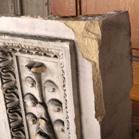 #53931 Antique Terra Cotta Peruna Building Ornament image 4