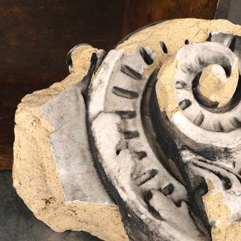 #53936 Antique Terra Cotta Peruna Building Ornament image 2