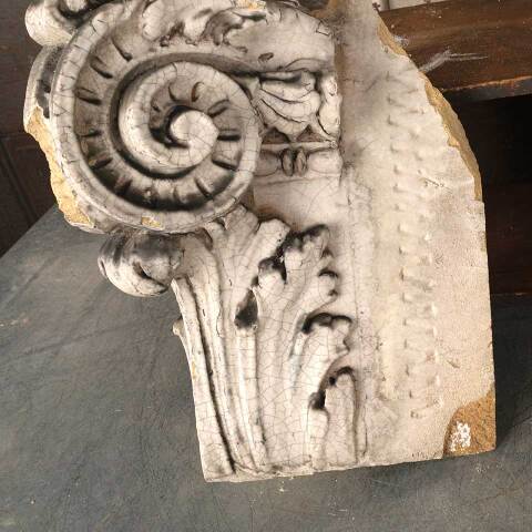 #53937 Antique Terra Cotta Peruna Building Ornament image 3