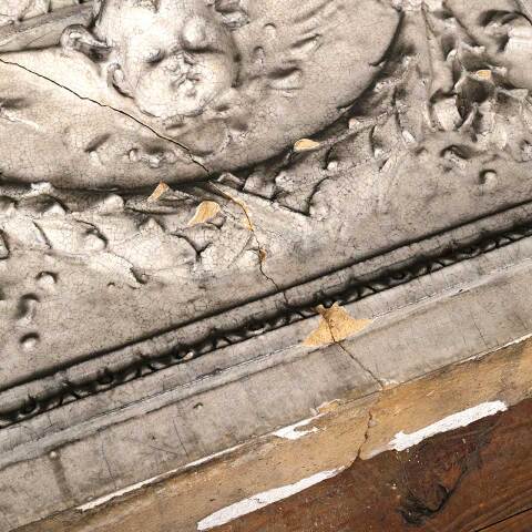 #53942 Antique Terra Cotta Peruna Building Ornament image 2