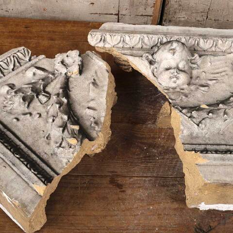 #53942 Antique Terra Cotta Peruna Building Ornament image 6