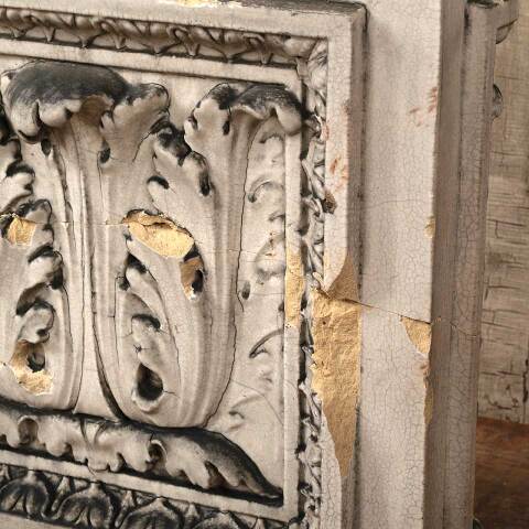 #53943 Antique Terra Cotta Peruna Building Ornament image 2