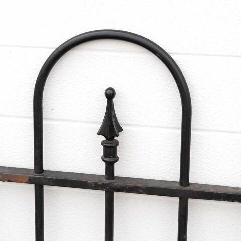 #53947 Antique Wrought Iron Garden Fence Section image 6