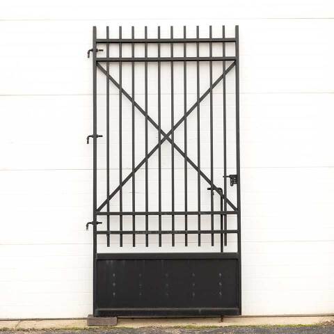 #53951 46x92 Large Salvaged Iron Gate image 6