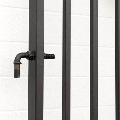 #53951 46x92 Large Salvaged Iron Gate image 8