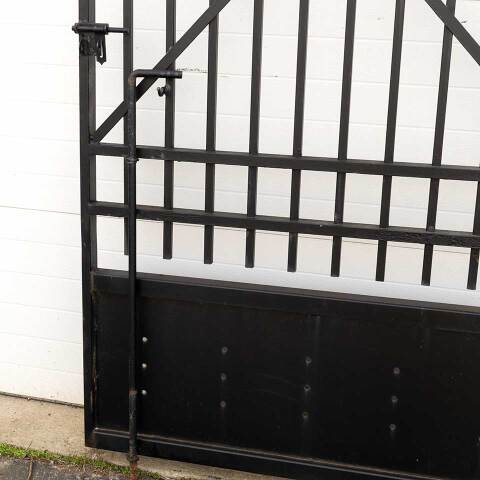 #53951 46x92 Large Salvaged Iron Gate image 2