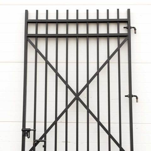 #53952 42x92 Large Salvaged Iron Gate image 2