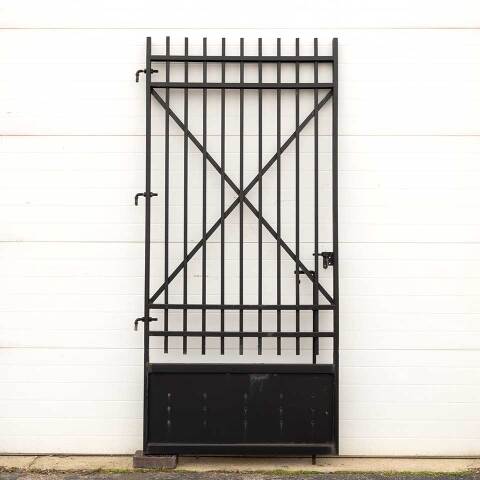 #53952 42x92 Large Salvaged Iron Gate image 5