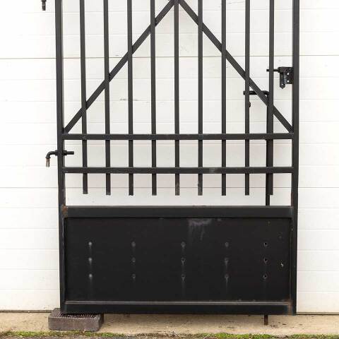 #53952 42x92 Large Salvaged Iron Gate image 7
