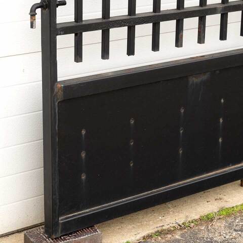 #53952 42x92 Large Salvaged Iron Gate image 8
