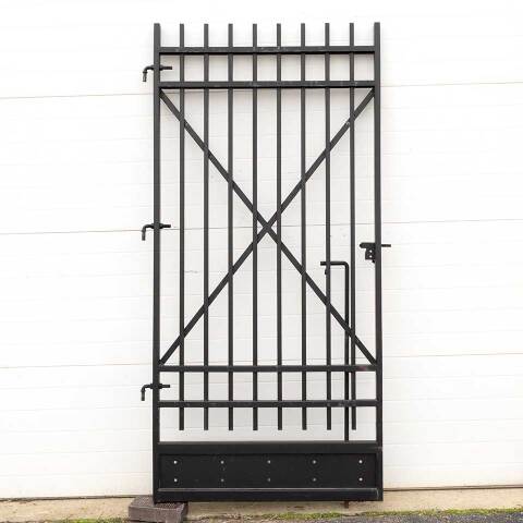 #53953 39x82 Large Salvaged Iron Gate image 5