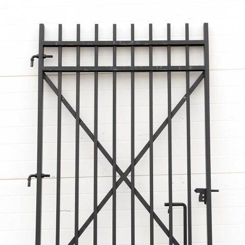 #53953 39x82 Large Salvaged Iron Gate image 6