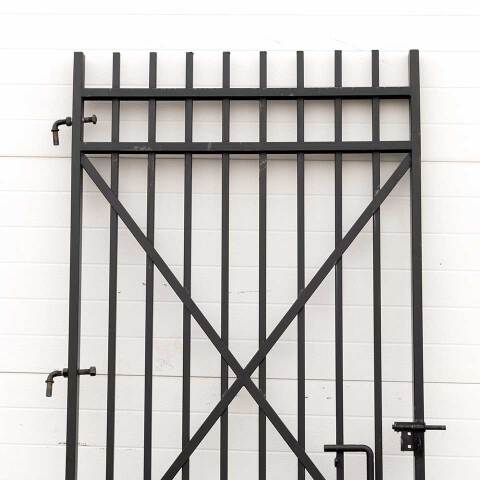 #53954 38x84 Large Salvaged Iron Gate image 6