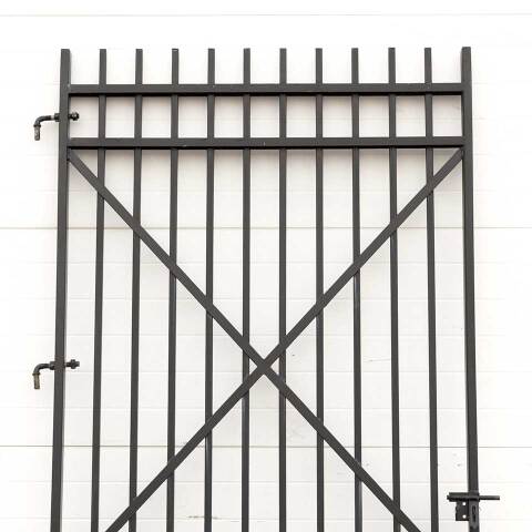 #53955 45x93 Large Salvaged Iron Gate image 2