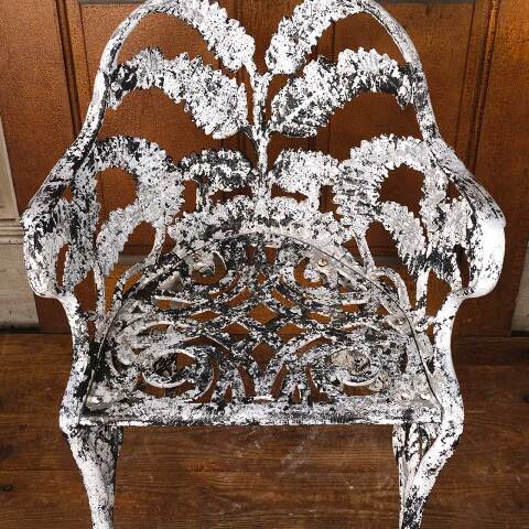 #53962 Victorian Style Fern Leaf Garden Patio Chair image 3