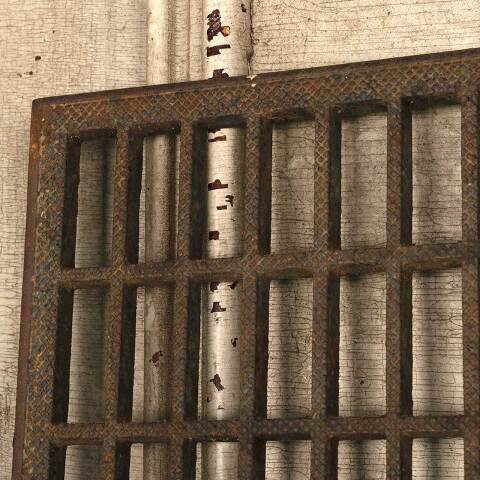 #53966 10x30 Antique Cold Air Return Floor Grate image 2